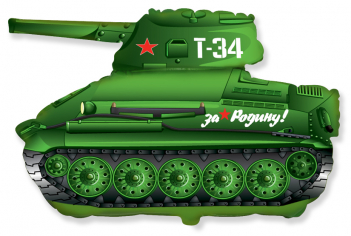 Шар фигура, Танк T-34, Зеленый / Tank (в упаковке) Шар фигура, Танк T-34, Зеленый / Tank (в упаковке)