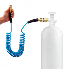 Экономичная насадка с 3-х метровым гибким удлинителем / Economy inflator with 10 ft extension hose Экономичная насадка с 3-х метровым гибким удлинителем / Economy inflator with 10 ft extension hose